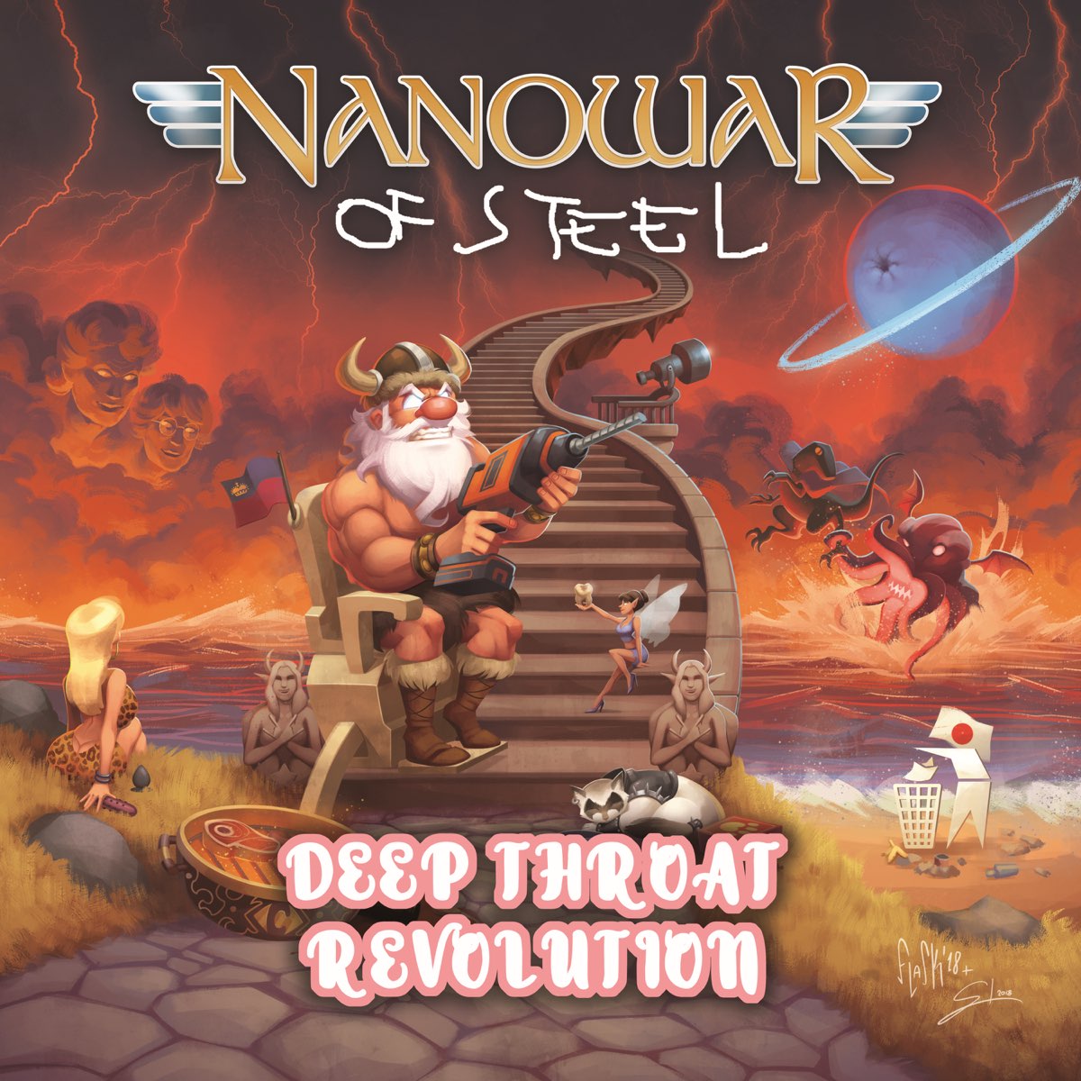 NANOWAR OF STEEL - Deep Throat Revolution cover 