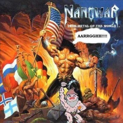 NANOWAR OF STEEL - True Metal of the World cover 