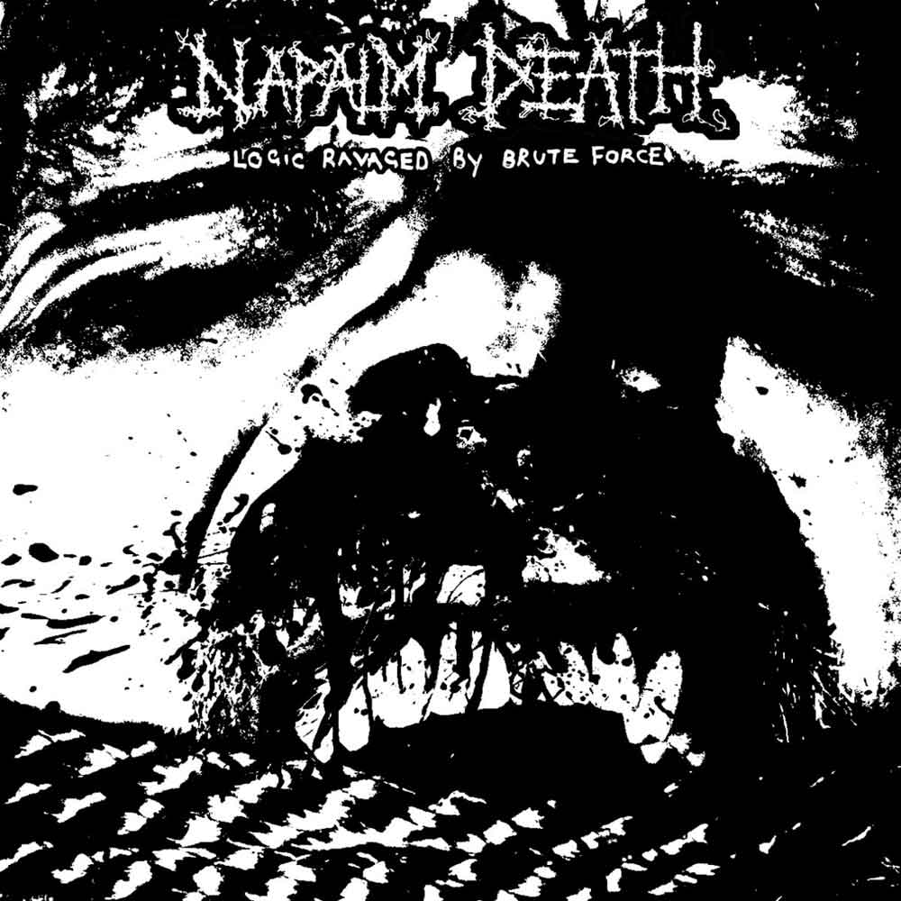 NAPALM DEATH - Logic Ravaged by Brute Force cover 