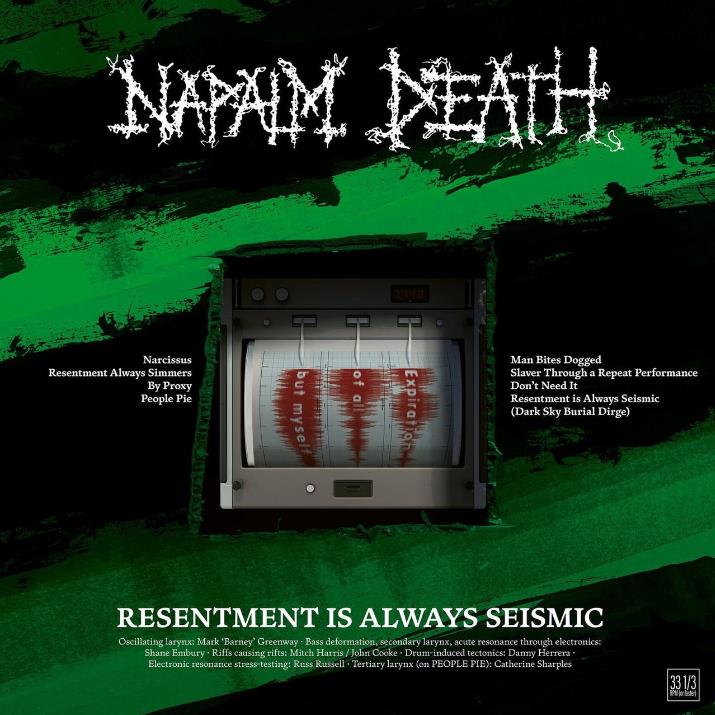 NAPALM DEATH - Resentment Is Always Seismic - A Final Throw of Throes cover 