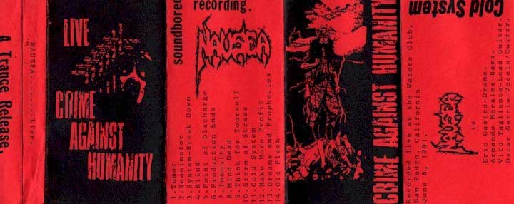 NAUSEA - Live: Crime Against Humanity cover 