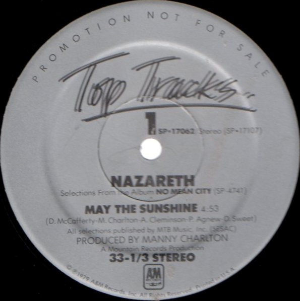NAZARETH - May The Sunshine (Top Tracks) cover 