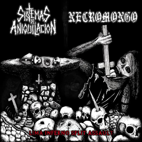NECROMONGO - Lima Inferno Split Assault cover 