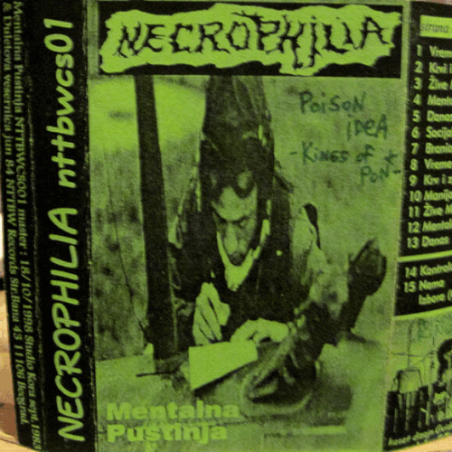 NECROPHILIA - Mentalna Pustinja cover 