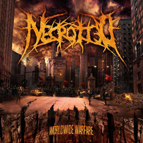 NECROTTED - Worldwide Warfare cover 