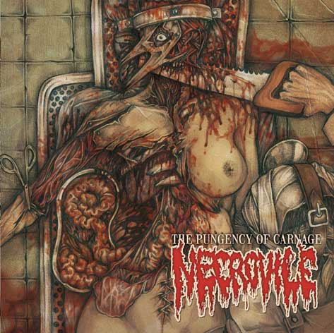 NECROVILE - The Pungency of Carnage cover 
