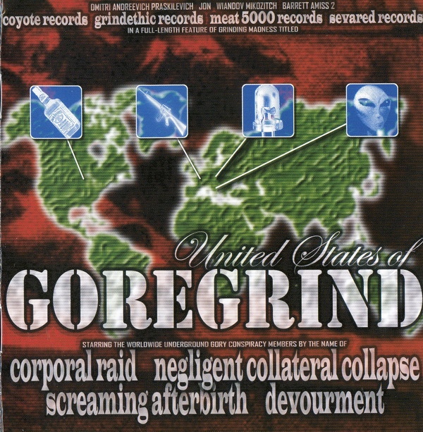 NEGLIGENT COLLATERAL COLLAPSE - United States of Goregrind cover 