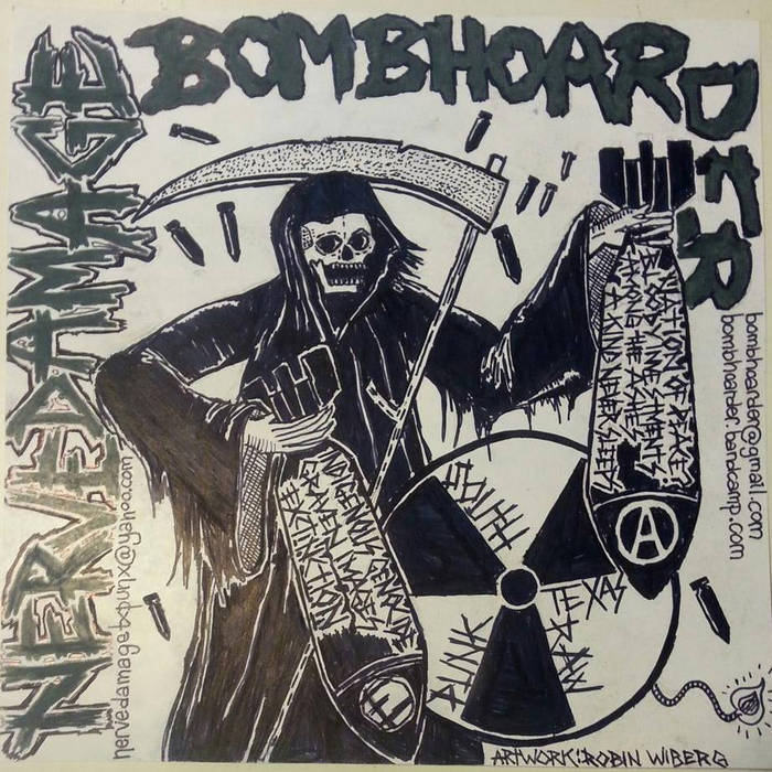 NERVE DAMAGE - Nerve Damage / Bomb Hoarder cover 