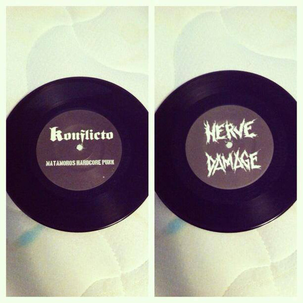 NERVE DAMAGE - Nerve Damage / Konflicto cover 