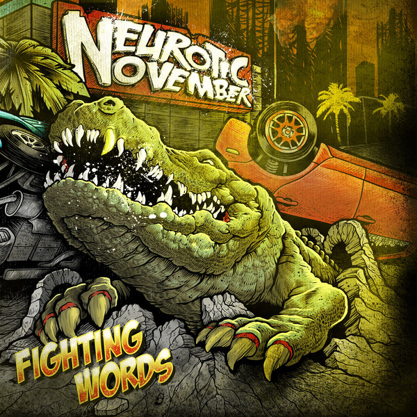 NEUROTIC NOVEMBER - Fighting Words cover 