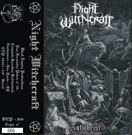 NIGHT WITCHCRAFT - Antichrist cover 