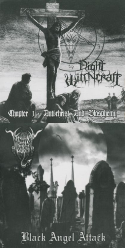 NIGHT WITCHCRAFT - Chapter 1: Anti:christ and Blasphemy / Black Angel Attack cover 