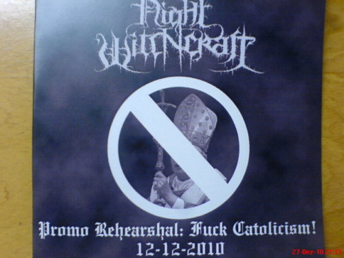 NIGHT WITCHCRAFT - Promo Rehearshal: Fuck Catolicism! cover 