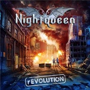 NIGHTQUEEN - rEVOLUTION cover 