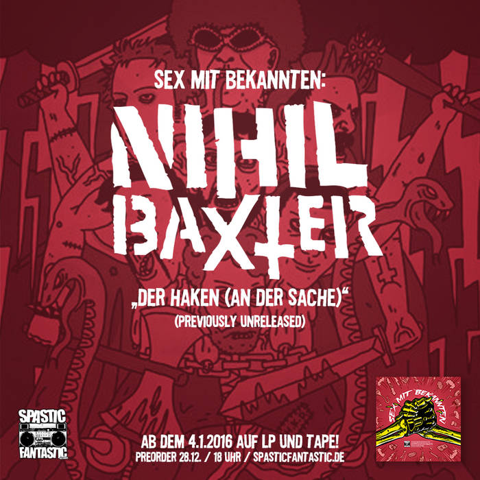 NIHIL BAXTER - Der Haken (An Der Sache) cover 