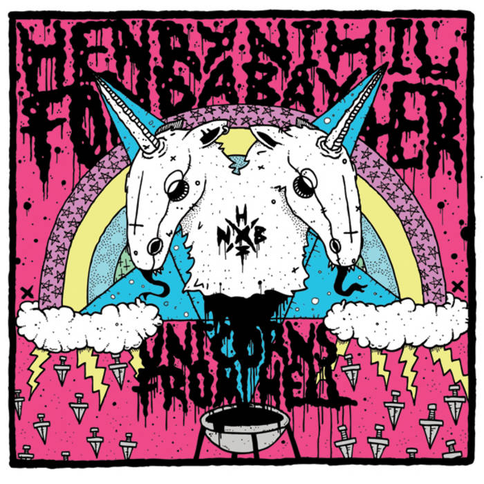 NIHIL BAXTER - Unicorns From Hell cover 