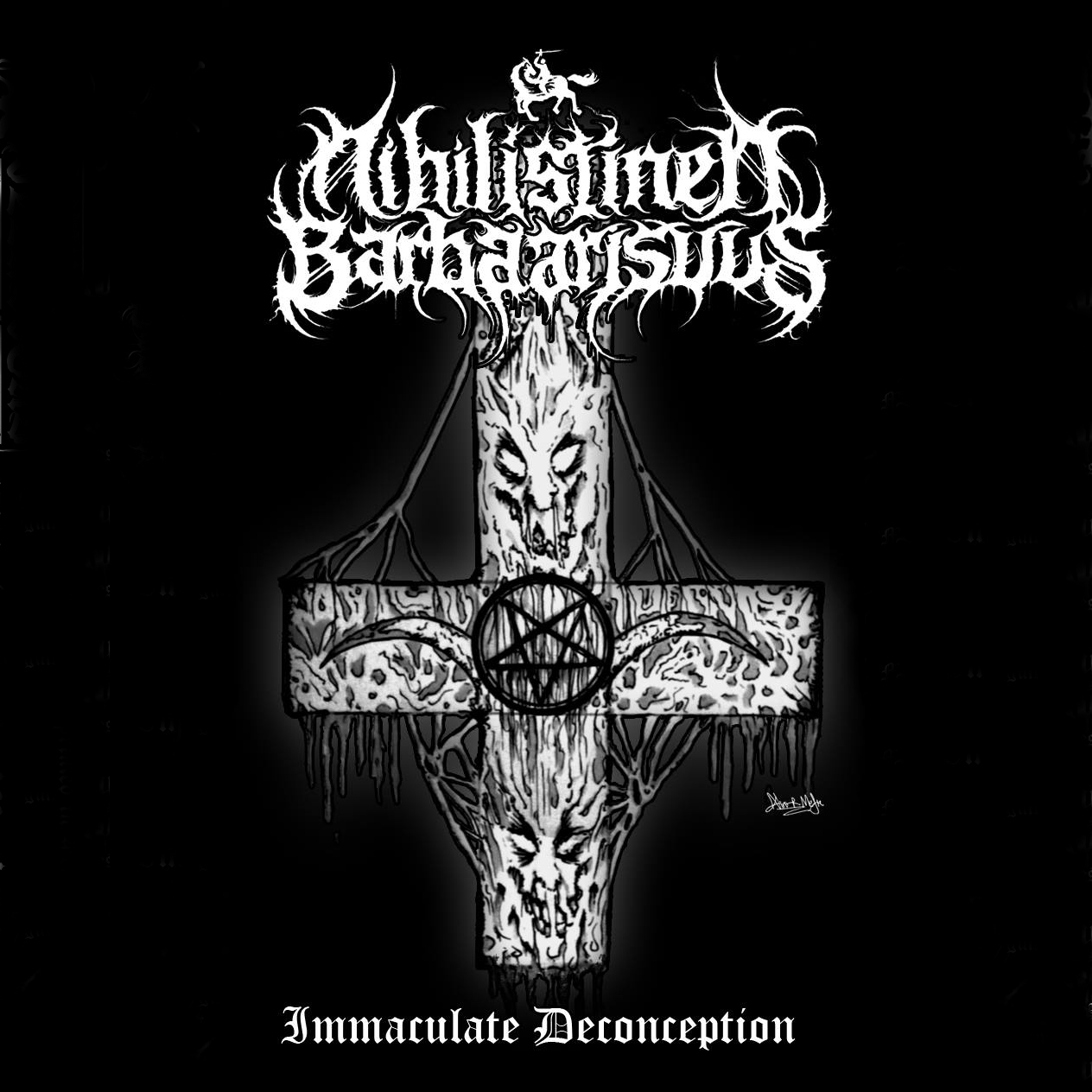 NIHILISTINEN BARBAARISUUS - Immaculate Deconception cover 