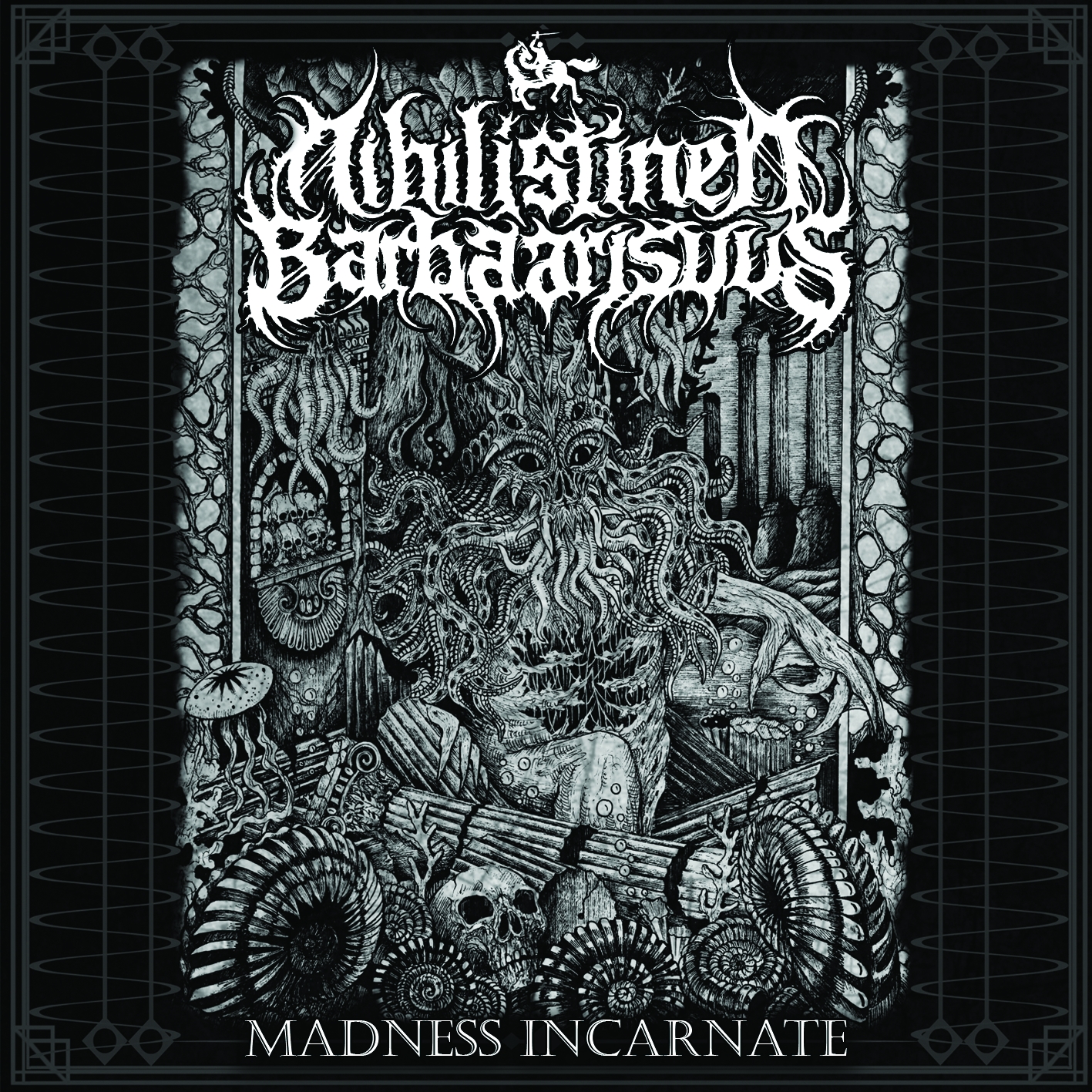 NIHILISTINEN BARBAARISUUS - Madness Incarnate cover 
