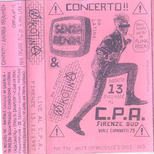 NIKOTINA - Live Al C.P.A. Firenze 13.12.97 cover 