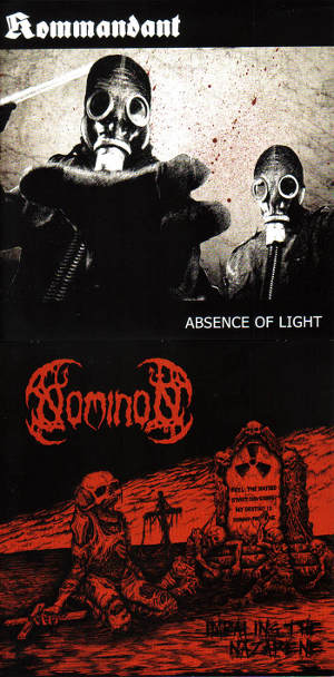 NOMINON - Absence of Light / Impaling the Nazarene cover 