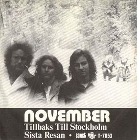 NOVEMBER - Tillbaks till Stockholm / Sista resan cover 