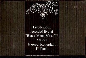 OCCULT - Livedemo II cover 