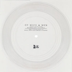 OF MICE & MEN - White Flexi Disc cover 