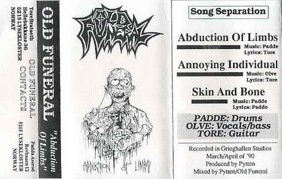 OLD FUNERAL - Abduction of Limbs cover 