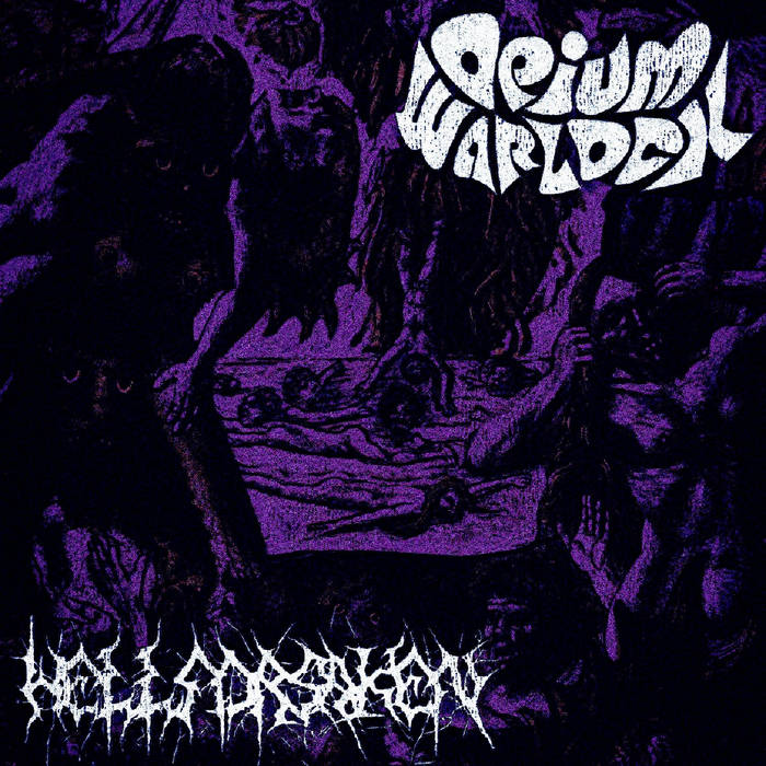 OPIUM WARLOCK - Opium Warlock / Hellforsaken cover 