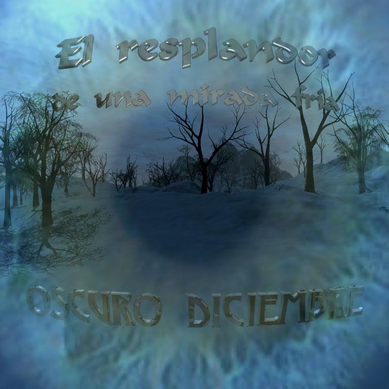 OSCURO DICIEMBRE - El Resplandor De Una Mirada Fria cover 
