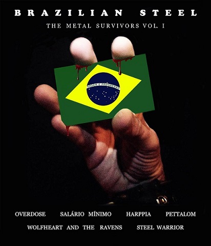 OVERDOSE - Brazilian Steel - The Metal Survivors Volume I cover 