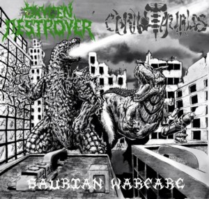 OXYGEN DESTROYER - Saurian Warfare cover 