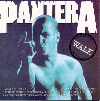 PANTERA - Walk cover 