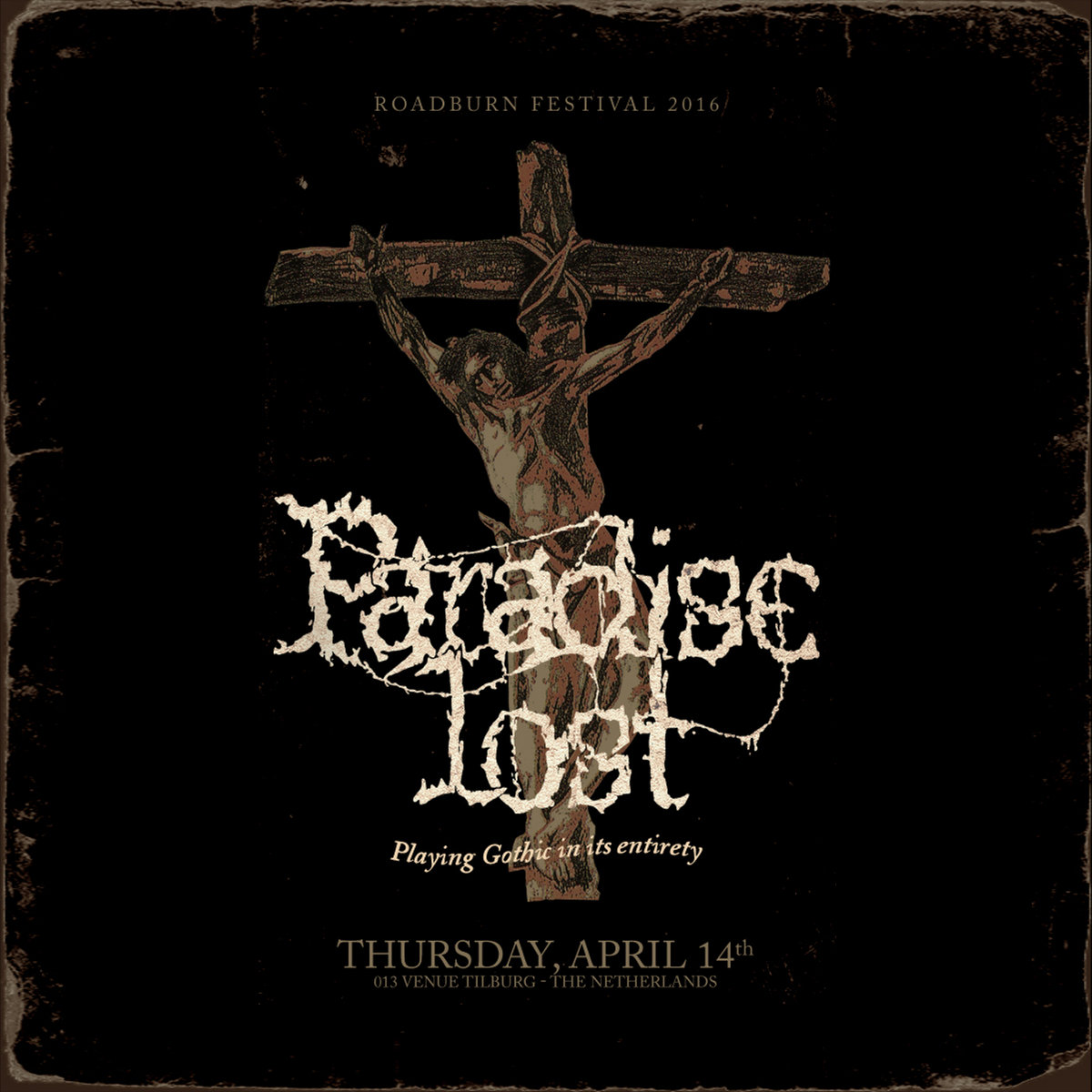 PARADISE LOST - Gothic - Live At Roadburn 2016 cover 