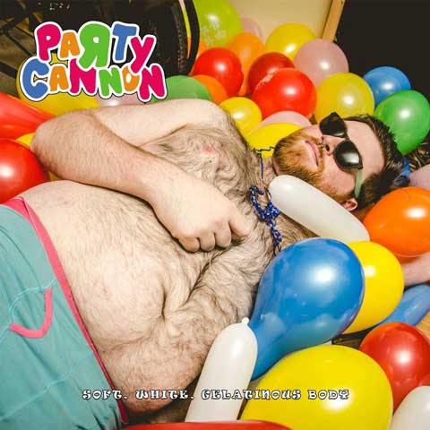 PARTY CANNON - Soft, White, Gelatinous Body cover 
