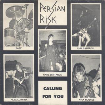PERSIAN RISK - Calling For You cover 