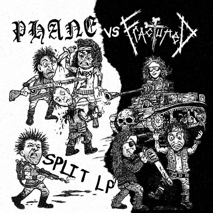 PHANE - Phane vs. Fractured Split LP cover 