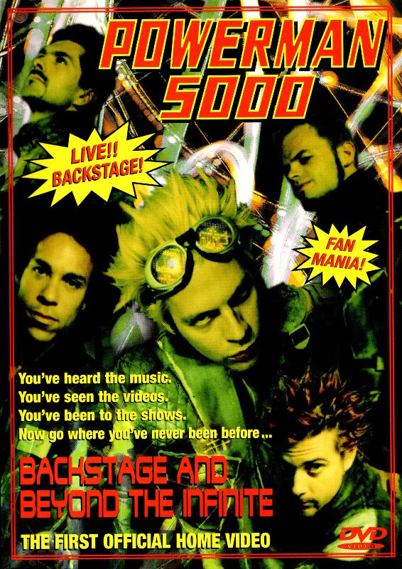 POWERMAN 5000 - Backstage and Beyond the Infinite cover 