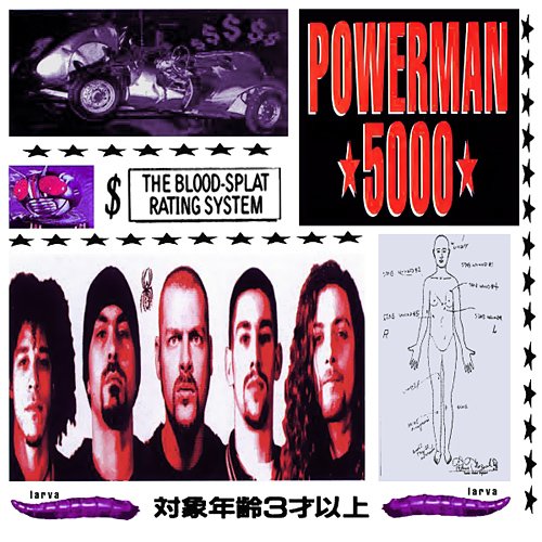 POWERMAN 5000 - The Blood Splat Rating System cover 