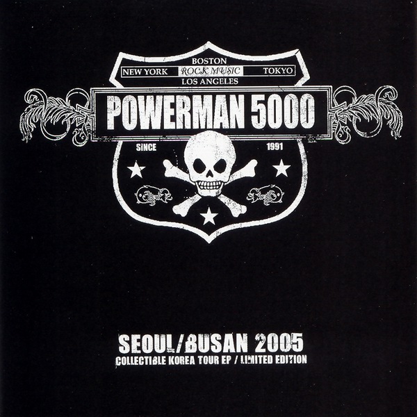 POWERMAN 5000 - The Korea EP cover 
