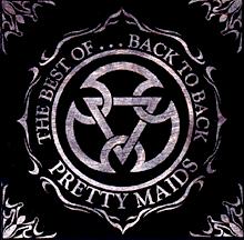PRETTY MAIDS - The Best Of...Back to Back cover 