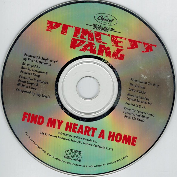 PRINCESS PANG - Find My Heart A Home cover 