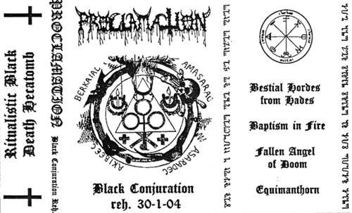 PROCLAMATION - Black Conjuration cover 