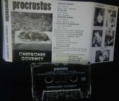 PROCRUSTUS - Cardboard Gourmet cover 