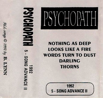 PSYCHOPATH - 5-Song Advance II cover 