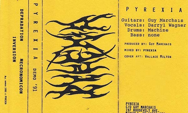PYREXIA - Demo 1991 cover 