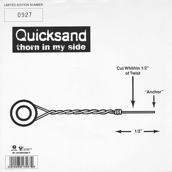 QUICKSAND - You're the Vulgarian / Thorn in My Side cover 