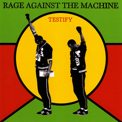 RAGE AGAINST THE MACHINE - Testify cover 