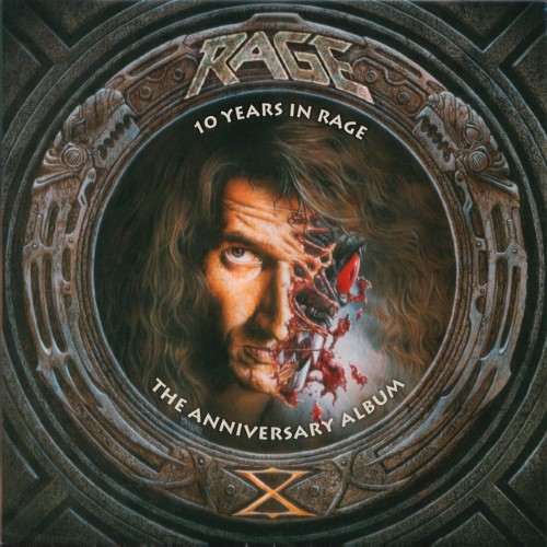 RAGE - 10 Years in Rage cover 