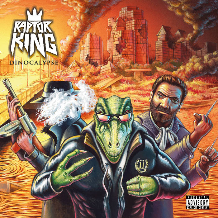 RAPTOR KING - Dinocalypse cover 